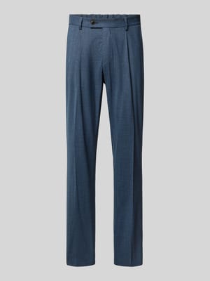Regular Fit Anzughose mit Bügelfalten Modell 'Charlie' Shop The Look MANNEQUINE