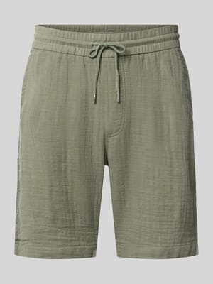 Shorts mit Eingrifftaschen und elastischem Bund Shop The Look MANNEQUINE