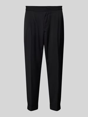 Tapered Fit Stoffhose mit elastischem Bund Shop The Look MANNEQUINE