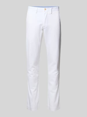 Stoffen broek met Franse steekzakken Shop The Look MANNEQUINE