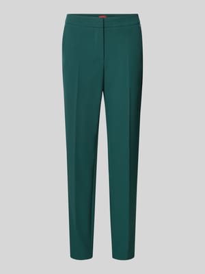 Slim Fit Anzughose mit Bügelfalten Modell 'HAGONIA' Shop The Look MANNEQUINE