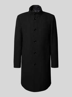 Regular Fit Mantel mit Stehkragen Shop The Look MANNEQUINE