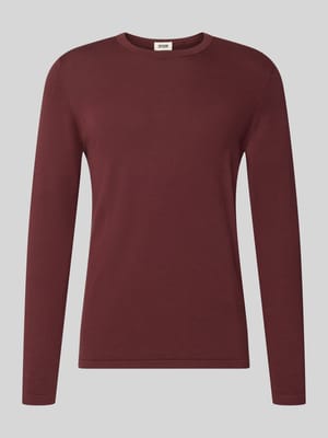 Regular Fit Longsleeve aus reiner Baumwolle Modell 'Irmino' Shop The Look MANNEQUINE