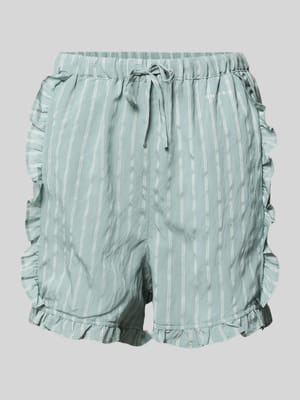 Shorts aus Viskose-Mix mit Volants Modell 'Vale' Shop The Look MANNEQUINE