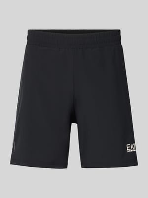 Shorts mit elastischem Bund und Logo Shop The Look MANNEQUINE