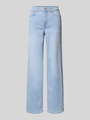 Wide Leg Jeans aus Baumwoll-Mix Modell 'MADISON' Shop The Look MANNEQUINE