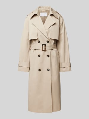 Trenchcoat mit doppelreihiger Knopfleiste Shop The Look MANNEQUINE