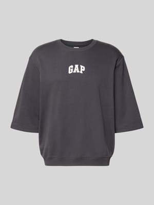 T-Shirt mit Rundhalsausschnitt und Logo-Print Shop The Look MANNEQUINE