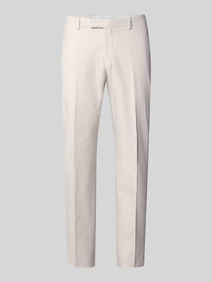 Spodnie garniturowe o kroju slim fit z dodatkiem wiskozy model 'MELWIN' Shop The Look MANNEQUINE