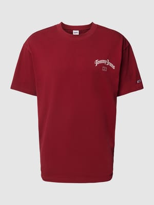 T-Shirt mit Label-Print Modell 'GRUNGE ARCH' Shop The Look MANNEQUINE