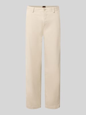 Straight Fit Chino aus Baumwoll-Mix Modell 'Chino_Keyes_DS' Shop The Look MANNEQUINE