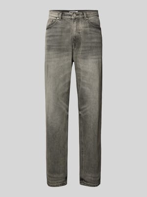 Baggy fit jeans in 5-pocketmodel met viscose Shop The Look MANNEQUINE