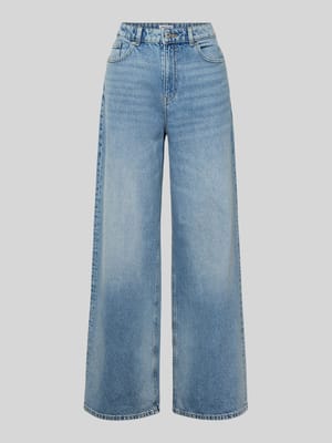 Wide Leg Jeans aus reiner Baumwolle Shop The Look MANNEQUINE