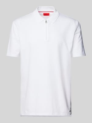 Regular fit poloshirt met labelpatch, model 'Dekok' Shop The Look MANNEQUINE