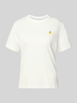 T-Shirt mit Rundhalsausschnitt Modell 'SYBILLA' Shop The Look MANNEQUINE