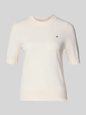 regular fit gebreide pullover van katoenmix Shop The Look MANNEQUINE