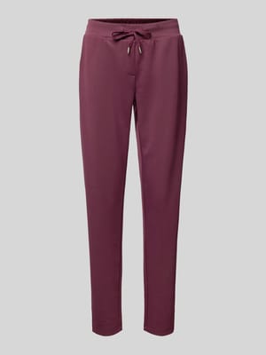 Slim Fit Sweatpants mit Tunnelzug Modell 'BANU' Shop The Look MANNEQUINE