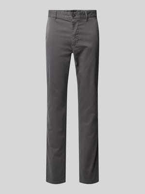 Slim fit chino met Franse steekzakken Shop The Look MANNEQUINE