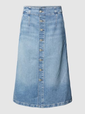 Midirock in Denim-Optik Shop The Look MANNEQUINE