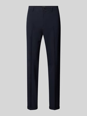 Spodnie materiałowe o kroju slim fit z dodatkiem wiskozy Model 'MAliam' Shop The Look MANNEQUINE