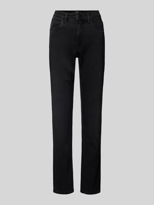 Slim fit jeans met riemlussen, model 'Style.Mary Thermo' Shop The Look MANNEQUINE