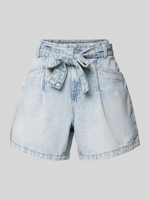 Jeansshorts mit Stoffgürtel Modell 'FIE' Shop The Look MANNEQUINE