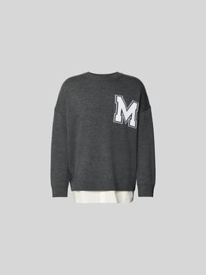 Oversized Pullover aus Woll-Mix Shop The Look MANNEQUINE