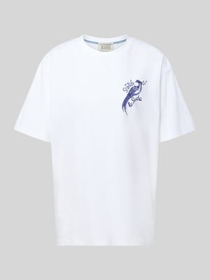 Oversized T-Shirt mit Logo-Stitching Shop The Look MANNEQUINE