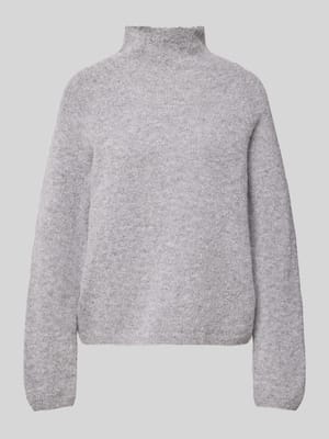 Gebreide pullover met ribboorden, model 'SARWEN' Shop The Look MANNEQUINE