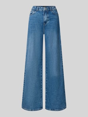 wide fit jeans van katoenmix model 'SELMA' Shop The Look MANNEQUINE