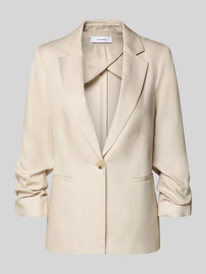 Marynarka o kroju regular fit z mieszanki lyocellu z kołnierzem z klapami Shop The Look MANNEQUINE