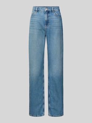 Jeansy o kroju regular fit z prostą nogawką z czystej Bawełna Model 'ADA' Shop The Look MANNEQUINE