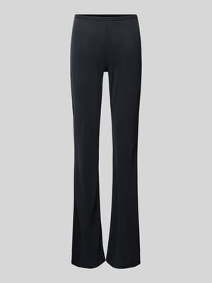 Flared cut stoffen broek met elastische band, model 'Bea' Shop The Look MANNEQUINE