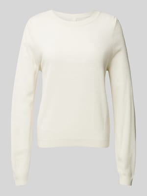 Gebreide pullover met pofmouwen Shop The Look MANNEQUINE