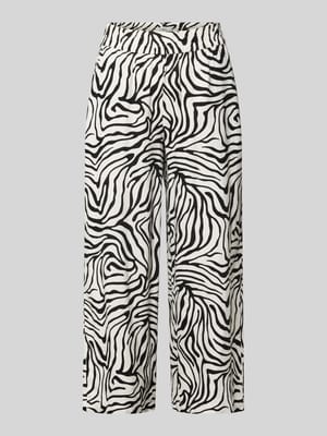 Culotte aus Leinen-Viskose-Mix mit elastischem Bund Shop The Look MANNEQUINE