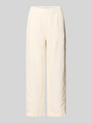Leinenhose in verkürzter Passform Modell 'myha linen' Shop The Look MANNEQUINE