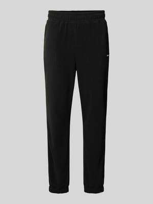 Regular Fit Sweatpants mit Label-Badge Modell 'CACHE' Shop The Look MANNEQUINE