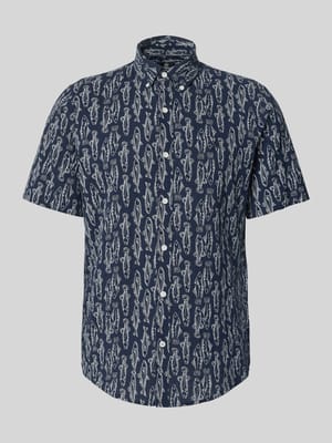 Regular Fit Freizeithemd mit Button-Down-Kragen Shop The Look MANNEQUINE
