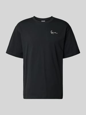 Oversized T-Shirt mit Logo-Stitching Shop The Look MANNEQUINE
