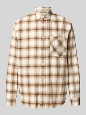 Relaxed Fit Freizeithemd aus reiner Baumwolle Shop The Look MANNEQUINE