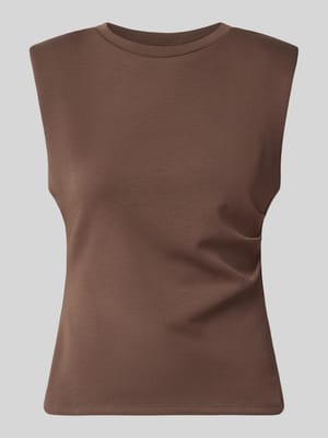 Bluse mit gelegten Falten Modell 'Pina' Shop The Look MANNEQUINE
