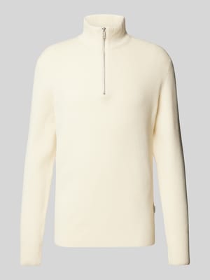 Gebreide pullover met schipperskraag Shop The Look MANNEQUINE