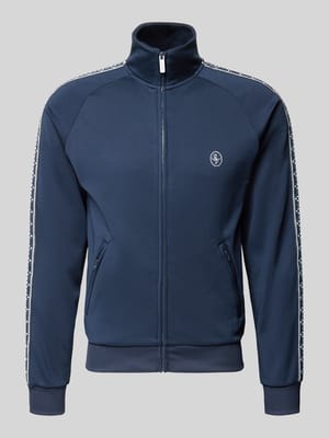 Trainingsjacke mit aufgesetztem Band auf Raglanärmeln Shop The Look MANNEQUINE