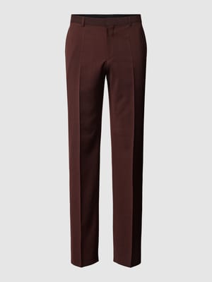 Pantalon met persplooien, model 'Leon' Shop The Look MANNEQUINE