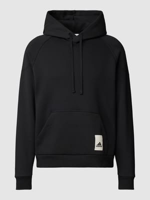 Hoodie mit Label-Patch Shop The Look MANNEQUINE
