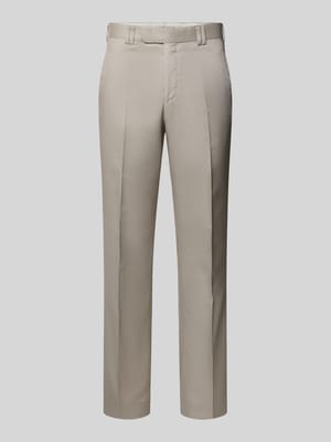 Pantalon van wolmix met persplooien Shop The Look MANNEQUINE