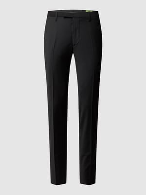 Super Slim Fit Anzughose mit Stretch-Anteil Modell 'Cicastello' Shop The Look MANNEQUINE