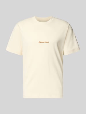 T-Shirt mit Label-Stitching Modell 'NORREBRO' Shop The Look MANNEQUINE