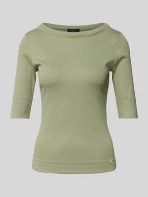 T-Shirt mit U-Boot-Ausschnitt Shop The Look MANNEQUINE