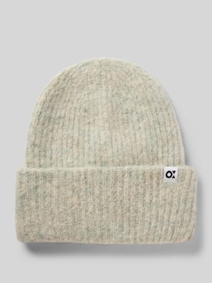Beanie mit Label-Detail Modell 'Afello' Shop The Look MANNEQUINE